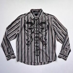 Vintage South Pole Button-Up Long Sleeve Shirt
